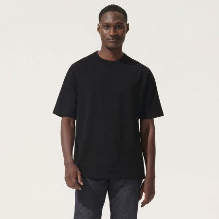 T-Shirt Oversized (ALP 1310) σε άντρα - Μαύρο