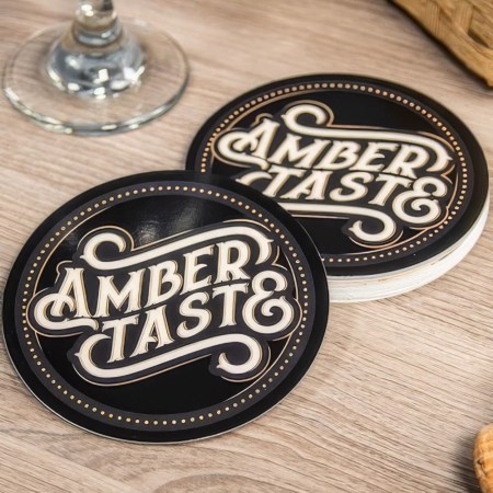 Σουβέρ έγχρωμο χάρτινο (DA  083) - Στρόγγυλο - Δείγμα 1