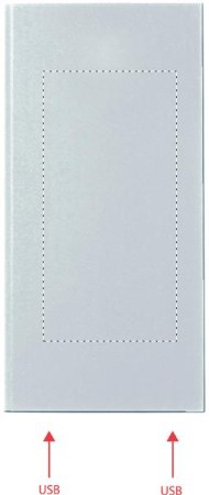 Power bank SOLAR  POWERFLAT (OM 1509) χώρος εκτύπωσης laser