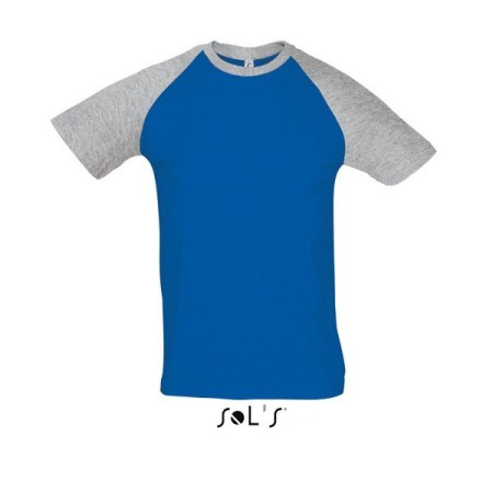 Sols Funky 11190 Grey melange/Royal Blue 896