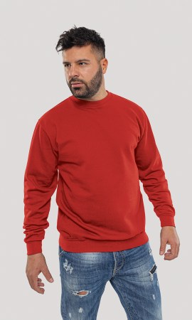 Φούτερ με στρογγυλή λαιμόκοψη (HIVER) κόκκινο