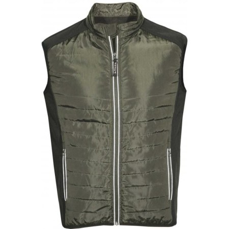 Μπουφάν αμάνικο ΚΑ 521 Χακί με Μαύρο