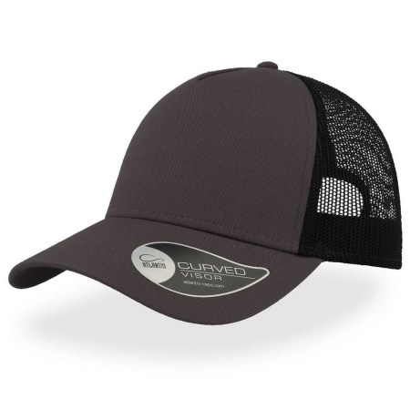 Καπέλο - (RAPPER COTTON) - Γκρι Μαύρο