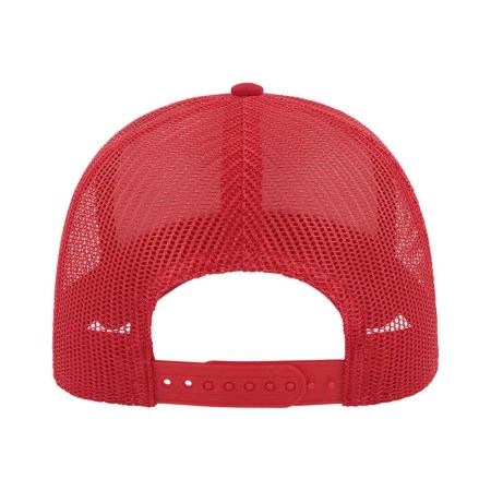 Καπέλο - (RAPPER COTTON) - Κόκκινο (Πίσω πλευρά)