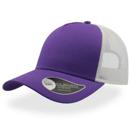 Καπέλο - (RAPPER COTTON) - Μωβ Λευκό