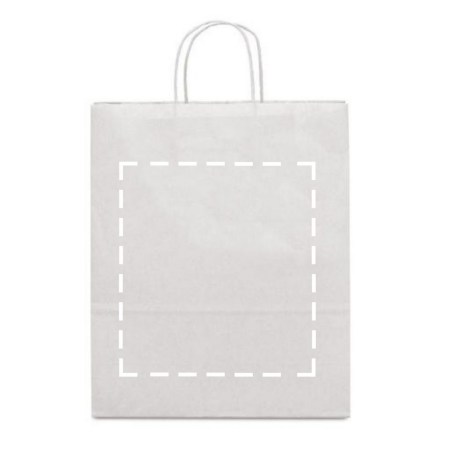 Λευκή Χάρτινη Σακούλα