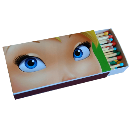 Σπίρτα 116x74x30 mm 100 τεμ. 98χιλ μήκος (LT 1037)