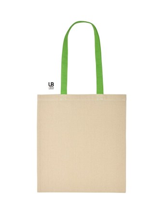 Τσάντα αγοράς 38 x 42εκ. (Marietta) natural-apple green