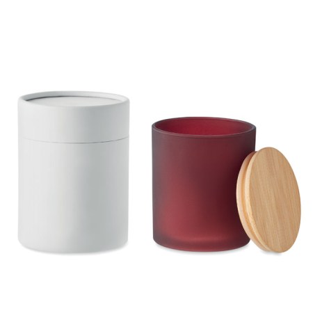 Αρωματικό κερί  KEOPS LARGE (OM 1266) μπορντώ με άρωμα κανέλας