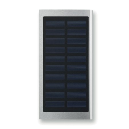 Power bank SOLAR POWERFLAT (OM 1509) matt silver