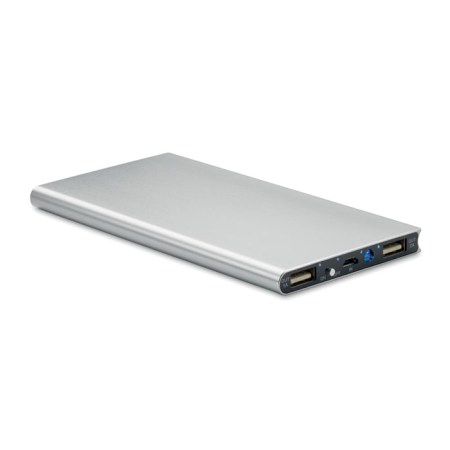 Power bank SOLAR POWERFLAT (OM 1509)  matt silver