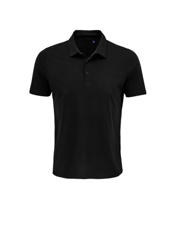  T-Shirt πόλο (Octave men 03572) μάυρο