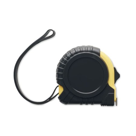 Μετροταινία ABS 5m με Μεταλλικό Κλιπ (OM 8328) - Κίτρινη 2