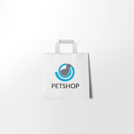 Λευκή Χάρτινη Σακούλα