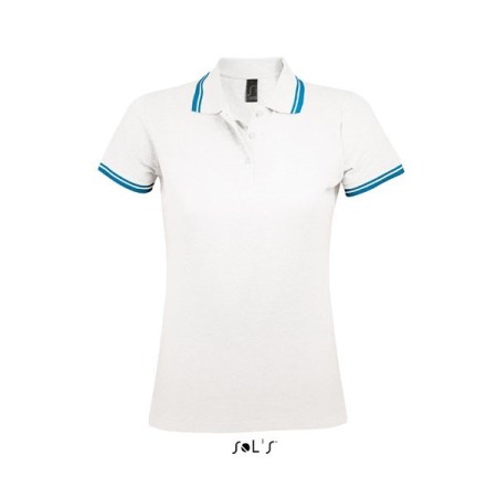 Sols Pasadena Women 00578 White/Aqua 930