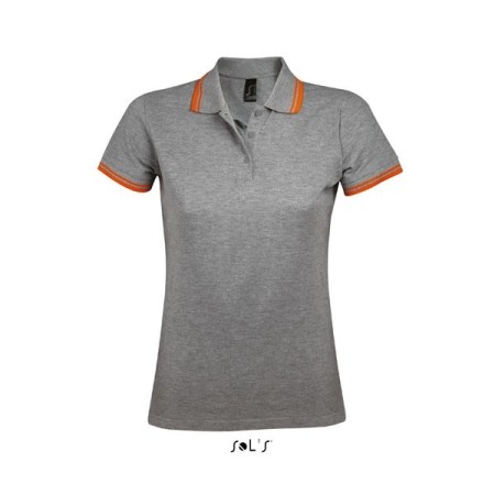 Sols Pasadena Women 00578 Grey Melange/Orange 932