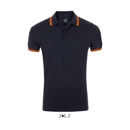 Sols Pasadena Men 00577 French navy/Neon Orange 535