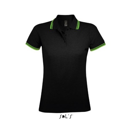 Sols Pasadena Women 00578 Black/Lime 931