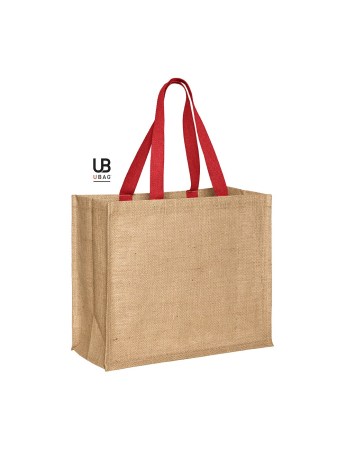 Τσάντα αγοράς (Paros) φυσικό-κόκκινο