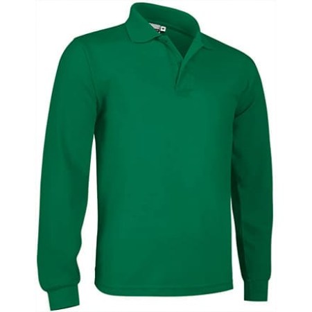 Μακρυμάνικο βαμβακερό polo (VL 55280 Predator) - Πράσινο