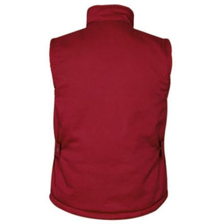 Γιλέκο εργασίας με τσέπες (VL 57190 Reporter) - Κόκκινο - Πίσω