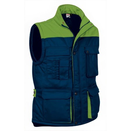 Δίχρωμο γιλέκο εργασίας με επένδυση (VL 57220 Thunder) - Orion Navy - Λαχανί