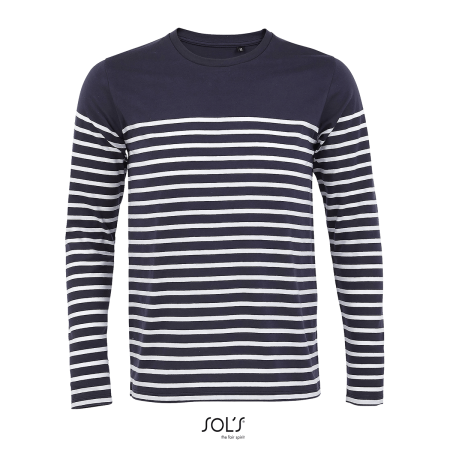 Ανδρικό Μακρυμάνικο - Matelot LSL Men 03099 navy/white