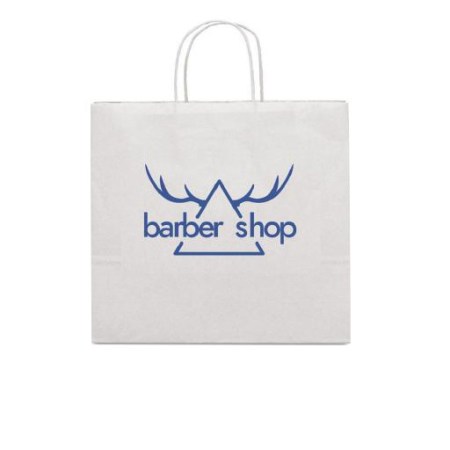 Λευκή Χάρτινη Σακούλα