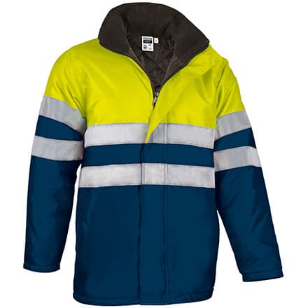 Αδιάβροχο Parka Με Κουκούλα Ανακλαστικό - TRAFFIC (VL 59720) - Orion Navy με Κίτρινο Φωσφοριζέ - Orion Navy with Fluo Yellow