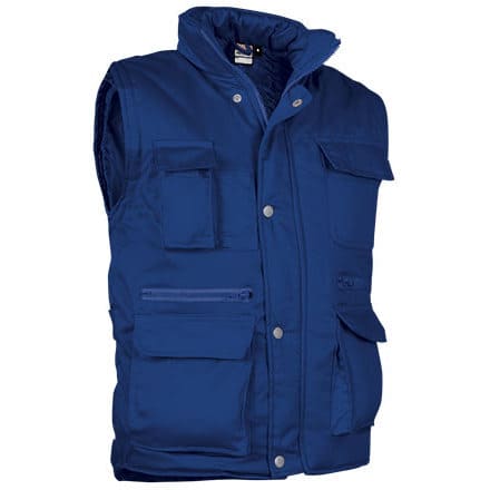 Γιλέκο εργασίας με τσέπες (VL 57190 Reporter) - Έντονο Μπλε - Bluish Blue