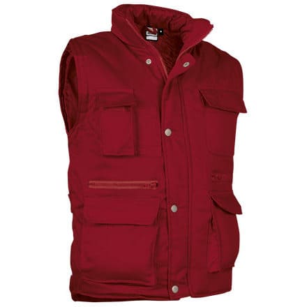 Γιλέκο εργασίας με τσέπες (VL 57190 Reporter) - Κόκκινο - Lotto Red