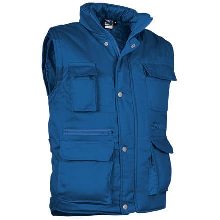 Γιλέκο εργασίας με τσέπες (VL 57190 Reporter) - Μπλε Ρουά - Royal Blue