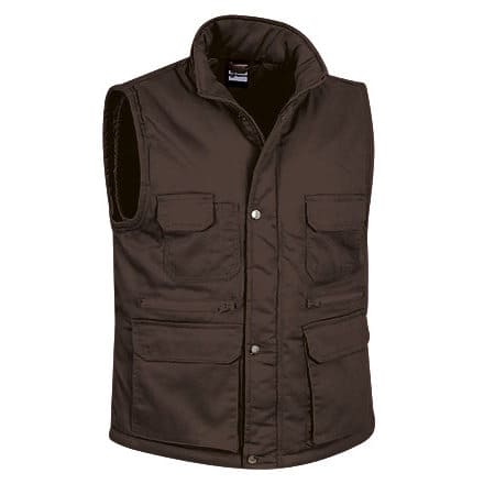 Γιλέκο εργασίας με τσέπες (VL 57190 Reporter) - Καφέ Καρυδί - Walnut Brown