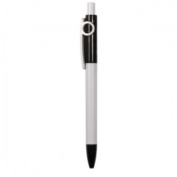 Πλαστικό στυλό δίχρωμο Β 651 Μαύρο