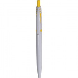 Πλαστικό στυλό Click B 653 Κίτρινο