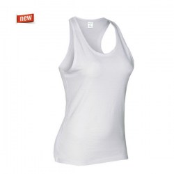 Αμάνικο μπλουζάκι Keya KA LTS 150 Λευκό