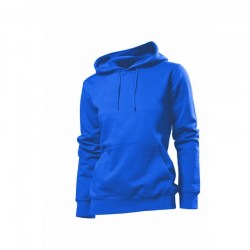 Φούτερ Hooded sweat shirt B ST4110 Μπλε ρουά