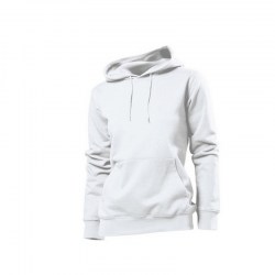 Φούτερ Hooded sweat shirt B ST4110 Λευκό