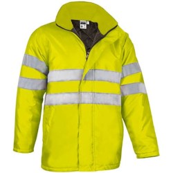 Αδιάβροχο Parka Με Κουκούλα Ανακλαστικό - TRAFFIC (VL 59720) - Κίτρινο Φωσφοριζέ - Fluo Yellow