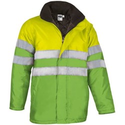 Αδιάβροχο Parka Με Κουκούλα Ανακλαστικό - TRAFFIC (VL 59720) - Λαχανί με Κίτρινο Φωσφοριζέ - Apple Green with Fluo Yellow