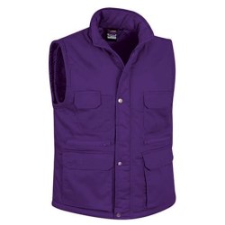 Γιλέκο εργασίας με τσέπες (VL 57190 Reporter) - Μοβ - Grape Violet