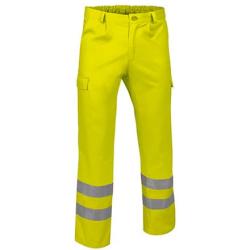 Vl 59660 Panteloni Ergasias Anaklastiko Fluo Yellow